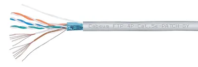 FTP-4P-CAT.5E-PATCH-GY