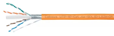 UTP-4P-Cat.6a-SOLID-LSZH-OR