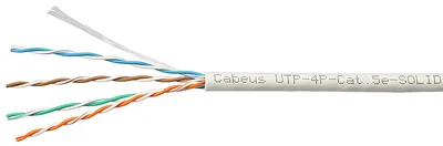 UTP-4P-CAT.5E-SOLID-GY-LIGHT