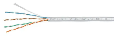 UTP-4P-Cat.5e-SOLID-LSZH-GY-100