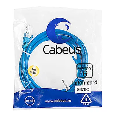 PC-UTP-RJ45-CAT.6-2M-BL