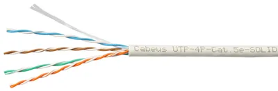 UTP-4P-Cat.5e-SOLID-LSLTx-GY-100