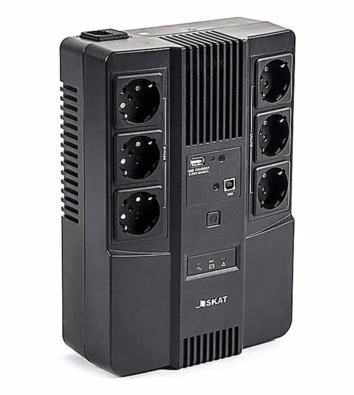 Источник бесперебойного питания SKAT-UPS 800 AI Бастион 220В, 800 ВА, (480 Вт), встроенный АКБ 9Ач