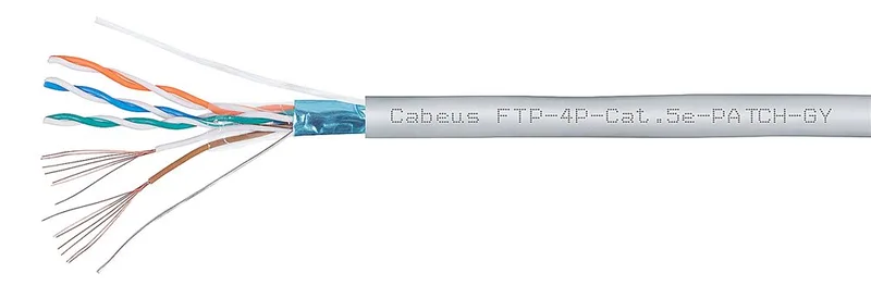 Cabeus FTP-4P-CAT.5E-PATCH-GY