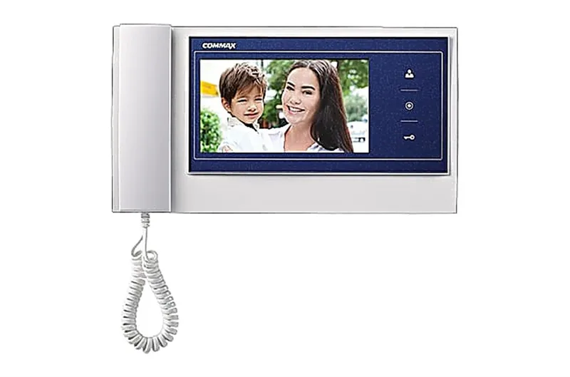 CDV-70KM Blue - 7.0", TFT LCD,PAL/NTSC, память на SD карте (до 16Gb),  подключение 2х вызывных блоков , 2х камер наблюдения , запись авто/ручная,запись видеоклипов со звуком до 60 секунд. подключение трубки DP-4VHP