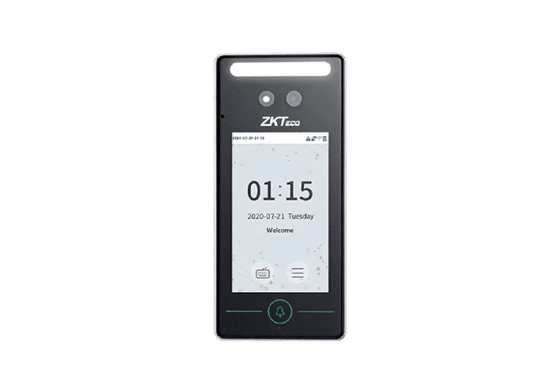 ZKTeco SpeedFace-V4L [ID] - Биометрический терминал с функцией распознавания лиц.  Память: лиц 800, ладоней 800, карт 1000 событий 150 000. 4" IPS дисплей. TCP/IP, USB хост, Wiegand Вход / выход, RS485. ОС Linux.