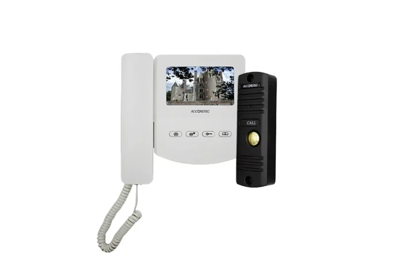 AccordTec Комплект домофонии AT-home4 WH-BL