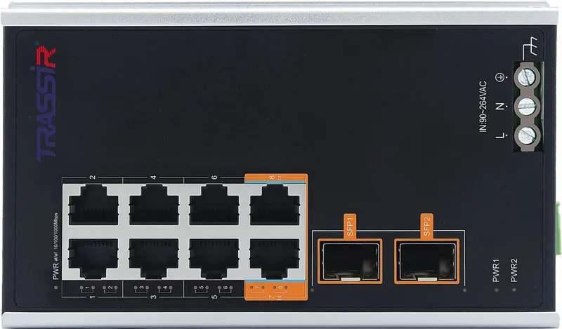 TRASSIR TR-NS15102S-130-8POE