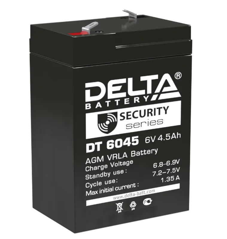 Аккумуляторная батарея Delta DT 6045