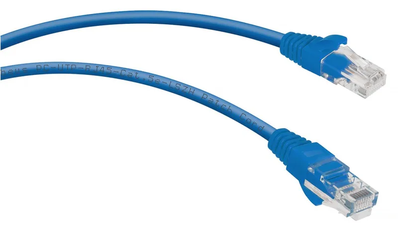 Cabeus PC-UTP-RJ45-Cat.5e-3m-BL-LSZH