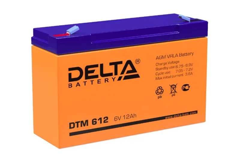 Аккумуляторная батарея Delta DTM 612