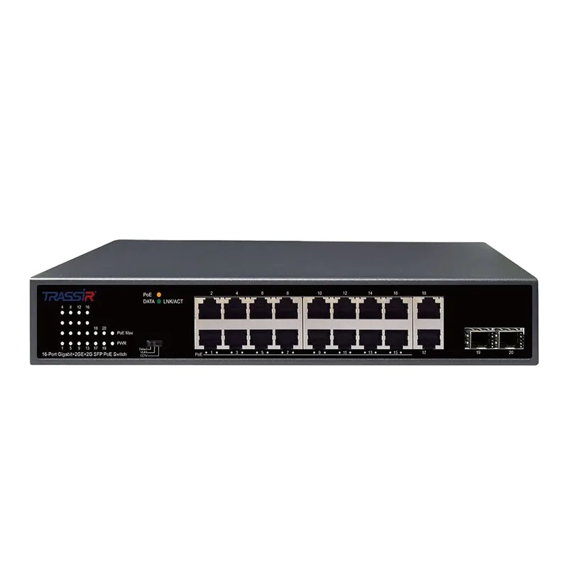 TRASSIR TR-NS14202S-185-16POE (D)
