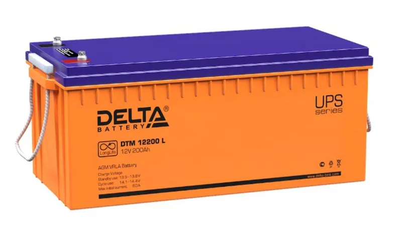 Аккумуляторная батарея Delta DTM 12200 L
