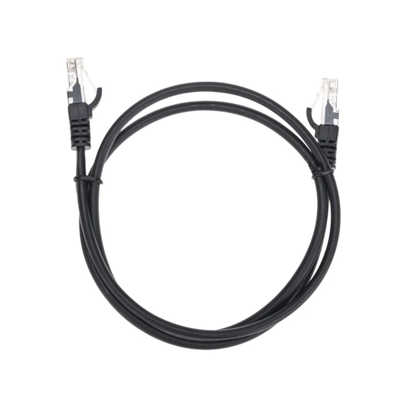 02-0102-1 - Патч-корд U/UTP, CAT 5e, RJ45-RJ45, 26AWG, LSZH, черный, 1м, Rexant