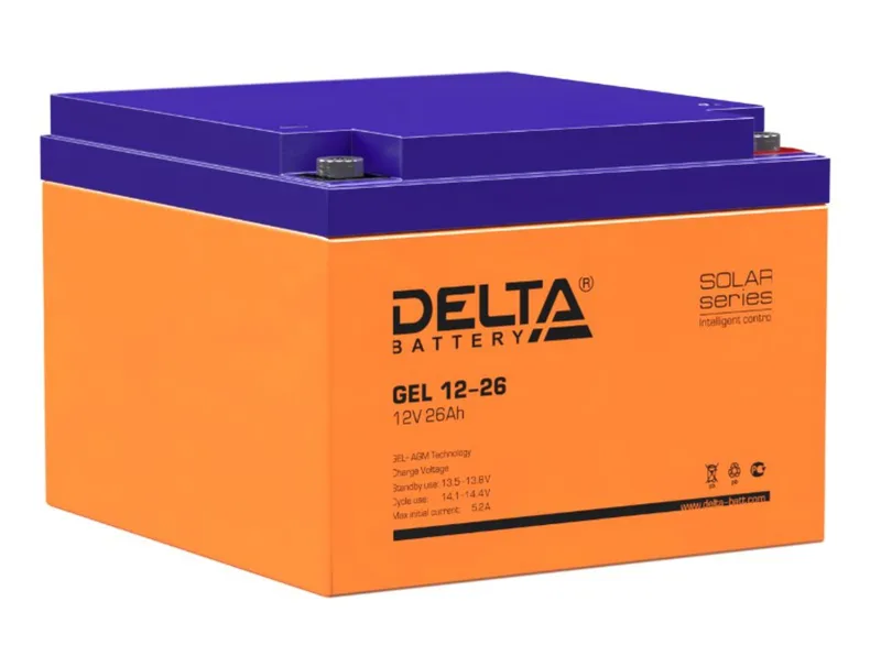 Аккумуляторная батарея Delta GEL 12-26