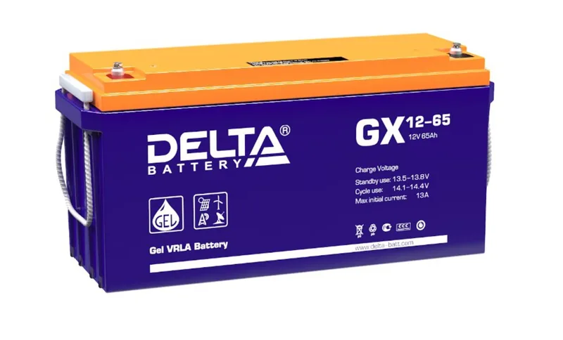 Аккумуляторная батарея Delta GX 12-65