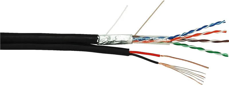 NETLAN EC-UF004-5E-PC050-PE-BK