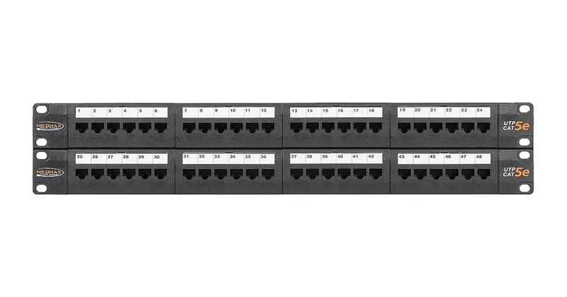 NIKOMAX NMC-RP48UE2-2U-BK