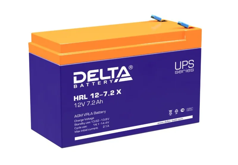 Аккумуляторная батарея Delta HRL 12-7.2 X