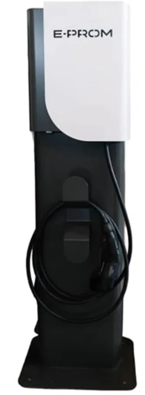 Зарядная станция E-PROM, напольная со стойкой, 22 kW, с кабелем и разъемом GB/T AC