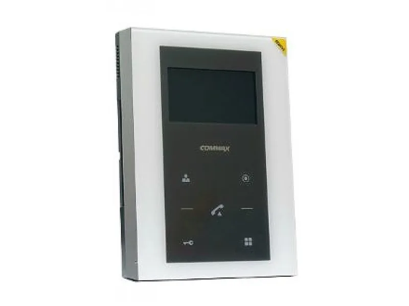 CMV-43S White - 4,3", TFT LCD, PAL/NTSC,без трубки (Hands Free), накладное крепление, подключение 2-х вызывных блоков и трубки DP-4VHP, вызов и связь "трубка-монитор", возможно использование в  многоквартирной системе MODUM, AC 110-240В, цвет - белый