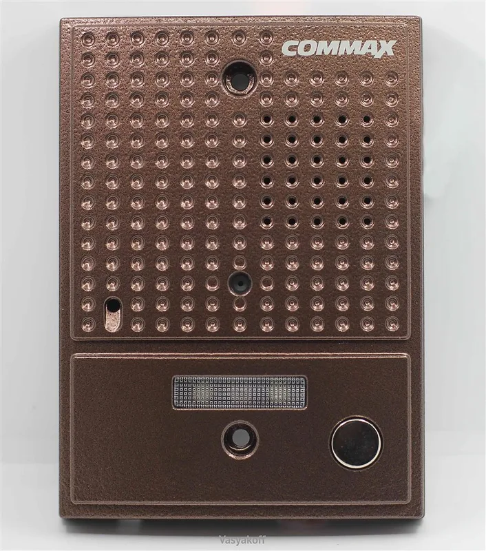 DRC-4CGN2 Brown - цветная, PAL, накладная, камера - pinhole, LED подсветка (автовключение), цвет - медь, 87.5х120х18мм