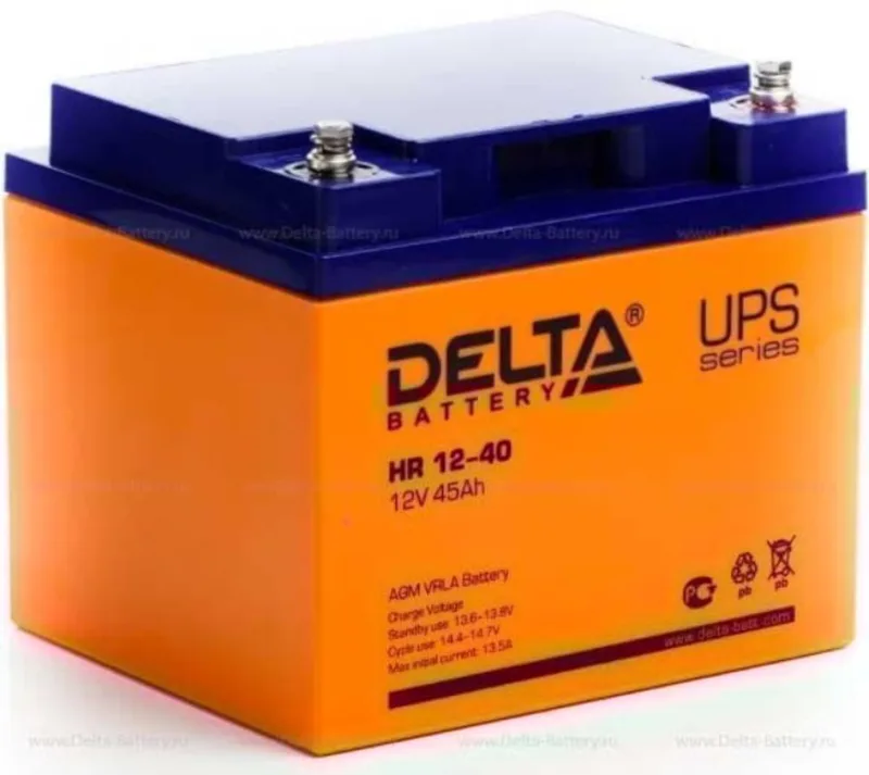 Аккумуляторная батарея Delta HR 12-40