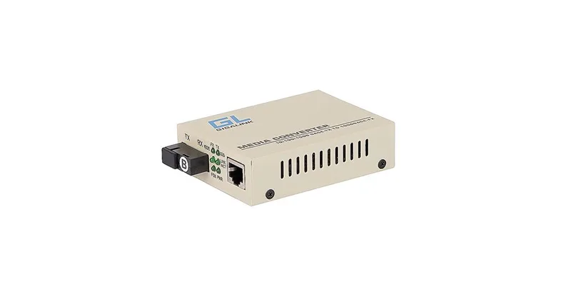 GL-MC-UTPF-SC1G-18SM-1550 - Медиаконвертер GIGALINK UTP, 100/1000Мбит/c в WDM, без LFP, SM, SC, Tx:1550/Rx:1310, 18 дБ (до 20 км)