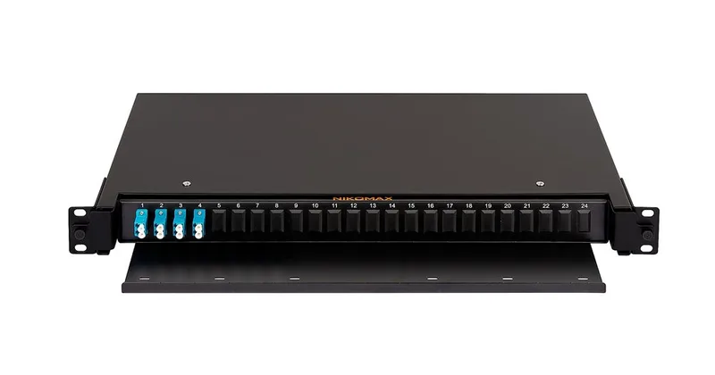 NIKOMAX NMF-RP08LCUS2-TS-P1-1U-BK