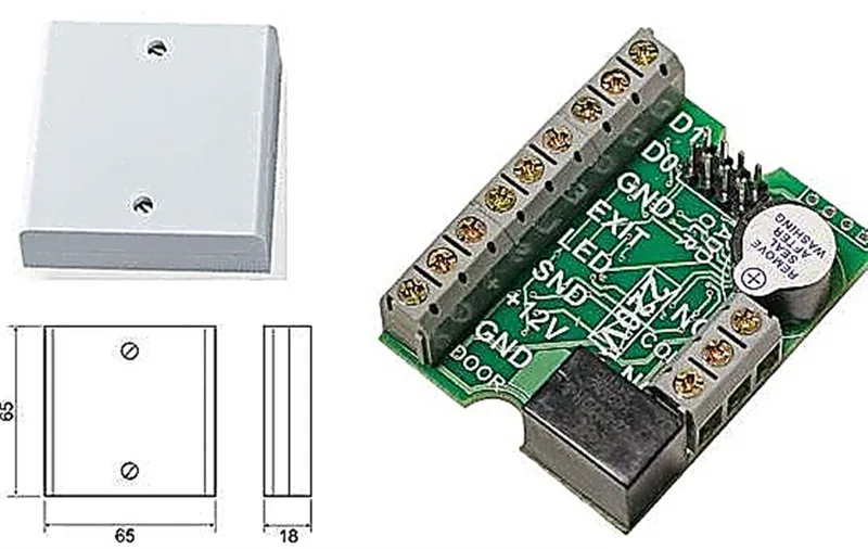 Z-5R Relay Wiegand Case - Контроллер СКУД автономный, в корпусе, 1364 польз.+ ключи блокировки, свет. и звуковая индикация.