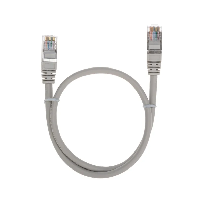 02-0110-05 - Патч-корд F/UTP, CAT 5e, RJ45-RJ45, 26AWG, LSZH, серый, 0,5м, Rexant