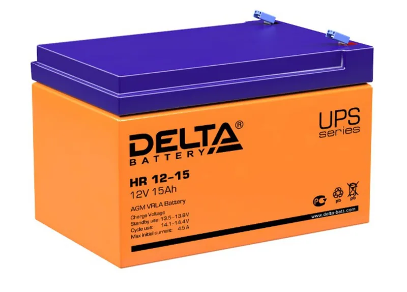 Аккумуляторная батарея Delta HR 12-15