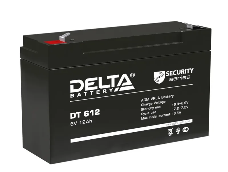 Аккумуляторная батарея Delta DT 612