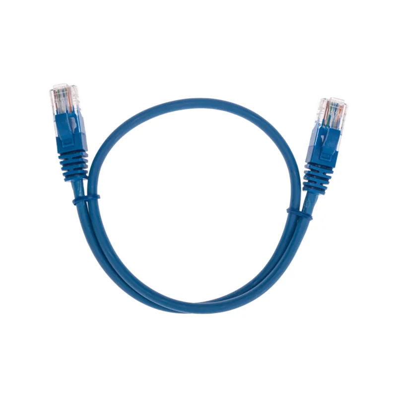 02-0104-05 - Патч-корд U/UTP, CAT 5e, RJ45-RJ45, 26AWG, LSZH, синий, 0,5м, Rexant