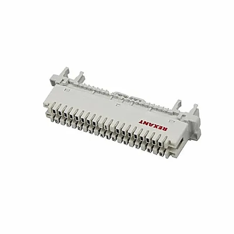 04-0121 - Rexant Плинт на 10 пар размыкаемый, маркировка 0-9, универсальный (монтаж на рейку+ хомут)