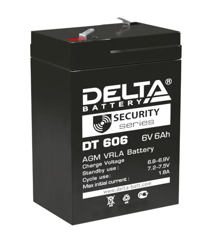 Аккумуляторная батарея Delta DT 606