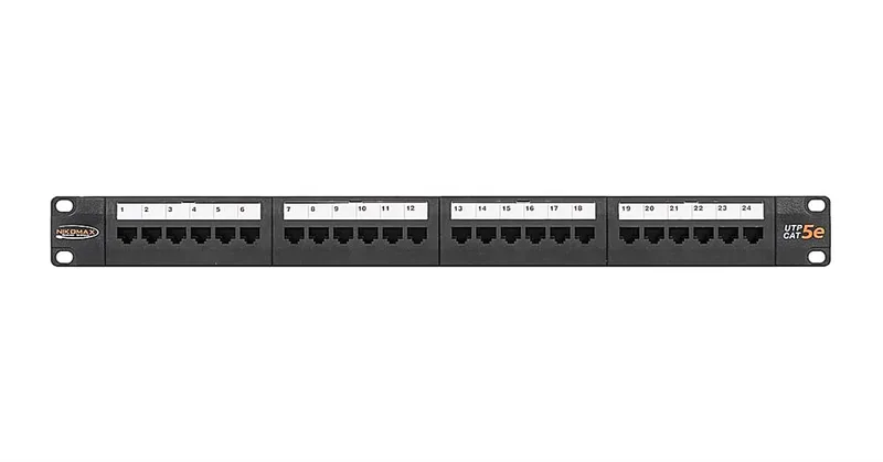 NIKOMAX NMC-RP24UD2-AN-1U-BK