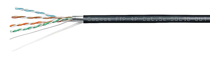 Cabeus FTP-4P-Cat.5e-SOLID-OUT-LSZH-UV