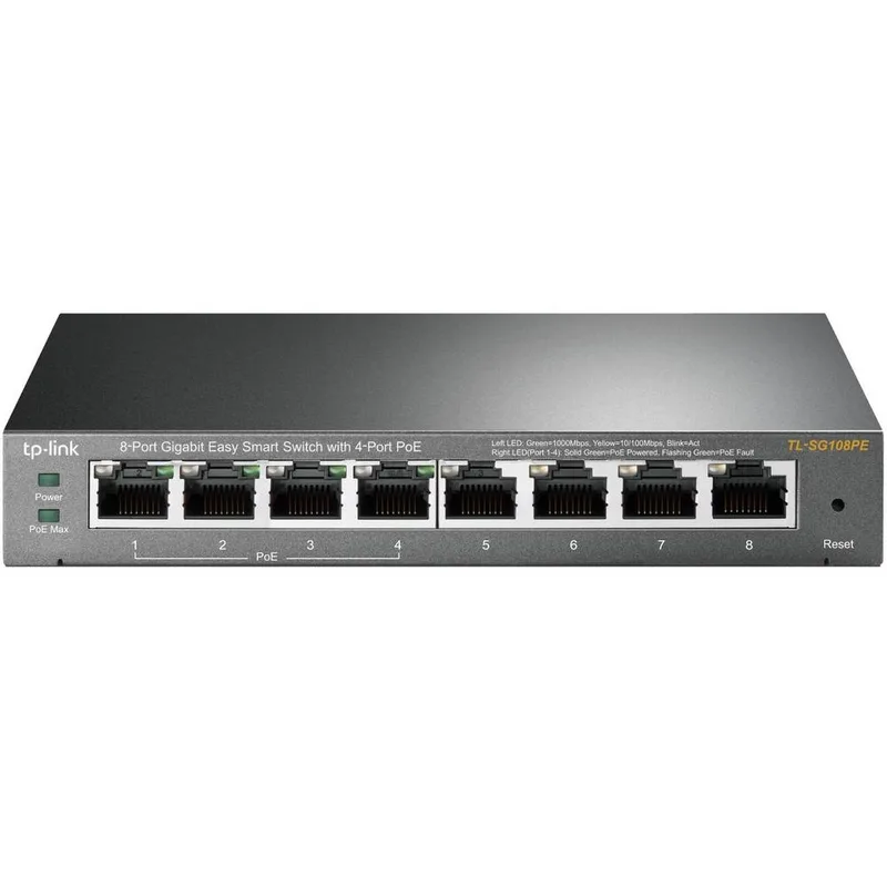 Коммутатор TP-Link TL-SG108PE