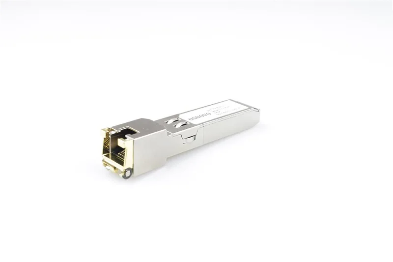 SFP-TP-RJ45(1G) - Медный SFP модуль Osnovo Gigabit Ethernet с разъемом RJ45. Скорость 1000 Мбит/с. Интерфейс: SERDES. Расстояние передачи  - до 100 м