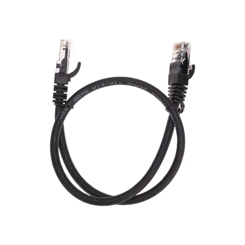 02-0292-05 - Патч-корд U/UTP, CAT 6, RJ45-RJ45, 26AWG, LSZH, черный, 0,5м, Rexant