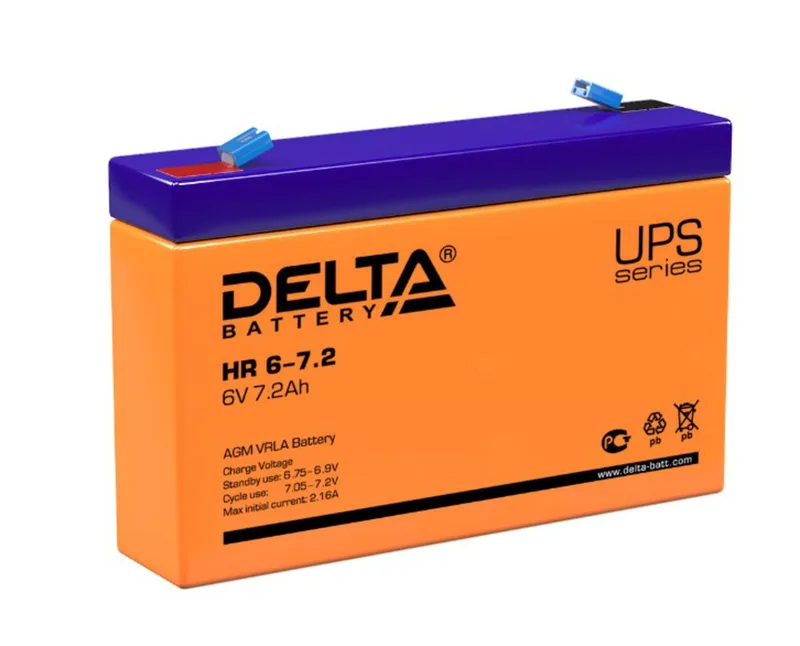 Аккумуляторная батарея Delta HR 6-7.2