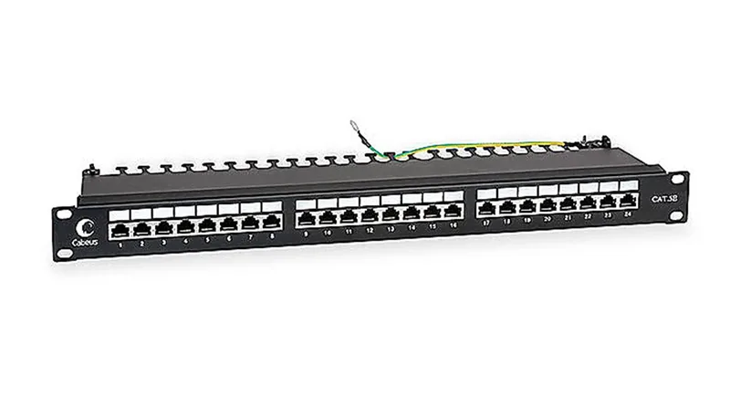 Cabeus PL-24-CAT.5E-SH-DUAL