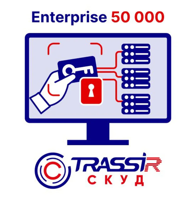 TRASSIR СКУД ENTERPRISE 50000 Персон