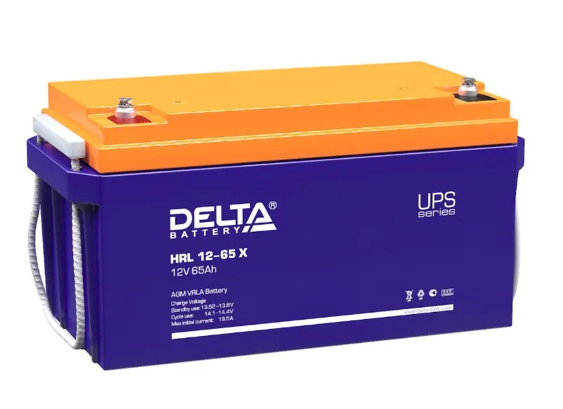 Аккумуляторная батарея Delta HRL 12-65 X