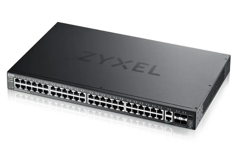 XGS2220-54 - Коммутатор управляемый Zyxel NebulaFlex Pro, 48-портовый, гигабитный L3 Access с 10G Uplink