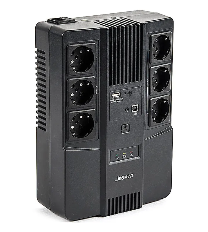 8998 Источник бесперебойного питания SKAT-UPS 600 AI 220В, 600 ВА, (360 Вт), встроенный АКБ 7Ач