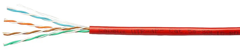 Cabeus UTP-4P-Cat.5e-SOLID-RD