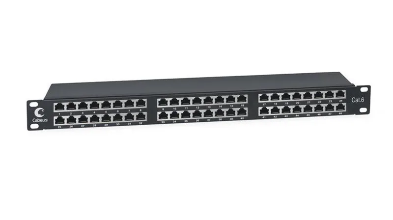 Cabeus PLHD-48-Cat.6-SH-Dual IDC-1U