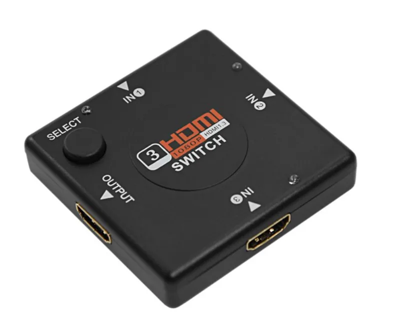 17-6912 - Переключатель гнездо HDMI на 3 гнезда HDMI, без питания, пластик  REXANT